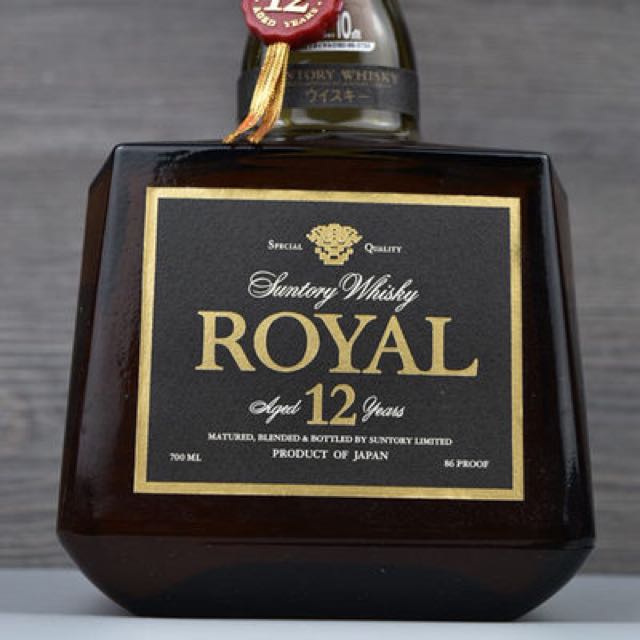 Suntory Whisky Royal 12年三得利日本威士忌700ML 有盒(sold), 嘢食