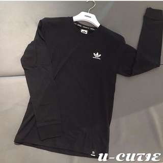 Adidas 三葉logo薄長T