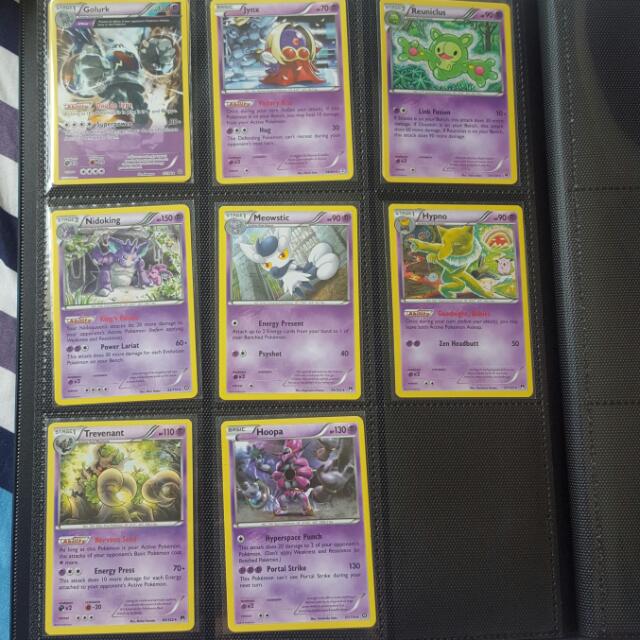 1 Per Card Rare Psychic Type Pokemon Tcg Cards Non Holo Toys Games Board Games Cards On Carousell