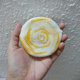 Handmade crochet Zip Pouch