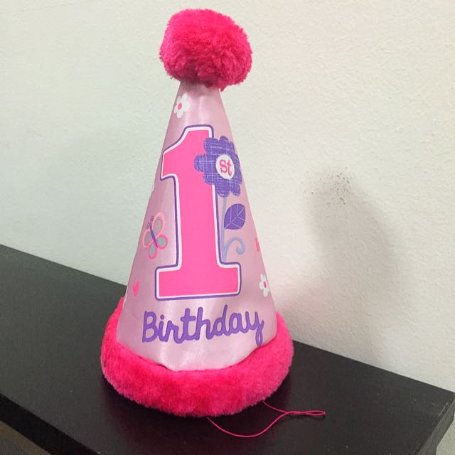 Baby 1st Birthday Hat On Carousell
