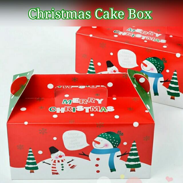 Christmas Cake Log Cake Box Home Appliances On Carousell