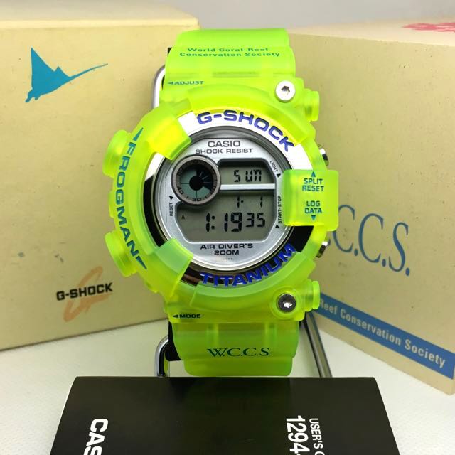 Fluorescent G Shock Frogman DW8201 WCCS Mobile Phones Gadgets