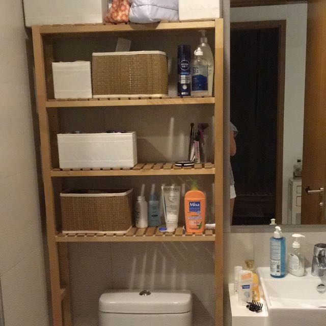 IKEA Molger Birch Bathroom Open Shelves Storage, Furniture & Home Living, Furniture, Shelves