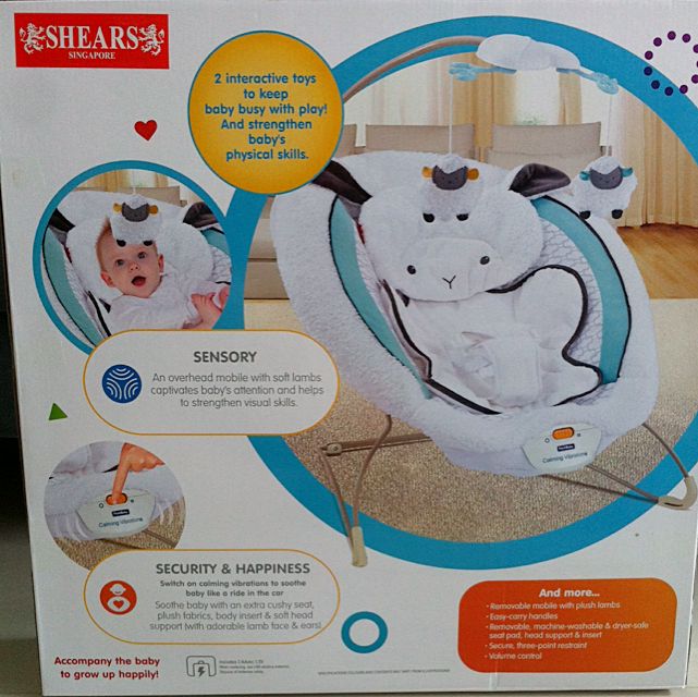 New Deluxe Bouncer Lovely Little Lamb Platinum II Babies