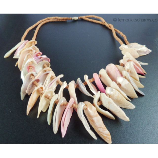 Rainbow outlet shell necklace