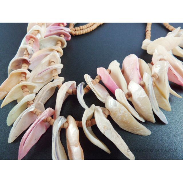 Rainbow sales shell necklace