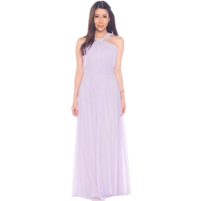 Ada Faith Grecian Maxi Prom Dress Gown In Lilac, Women's Fashion