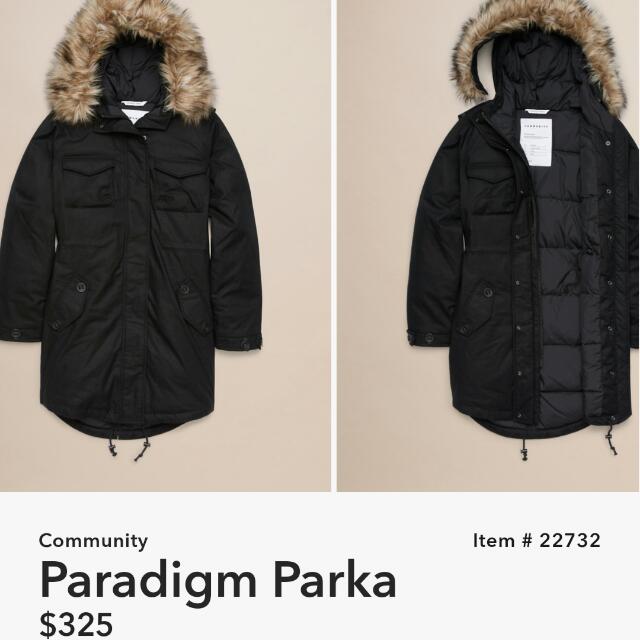 Community paradigm parka sale