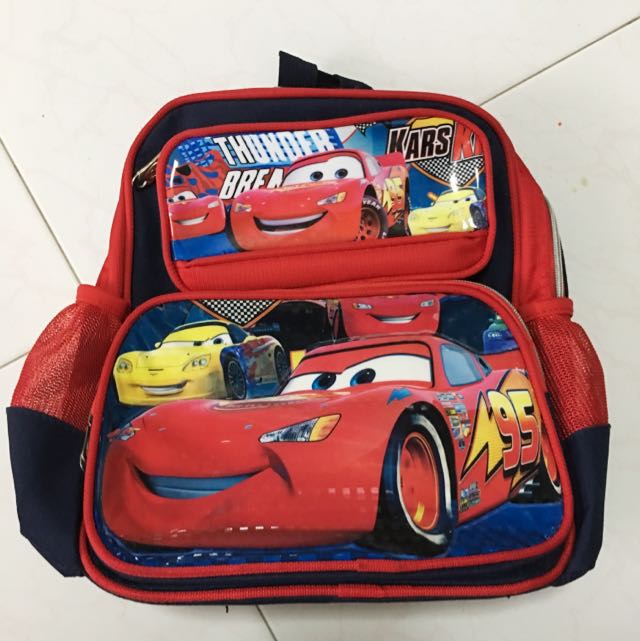 lightning mcqueen toddler backpack