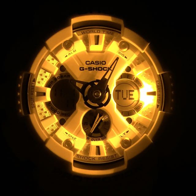 G shock deals ga 120 white