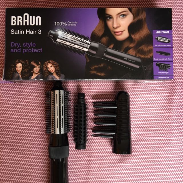 verlamming Extra Oost Braun Satin Hair 3(Airstyler AS 330), Beauty & Personal Care, Hair on  Carousell