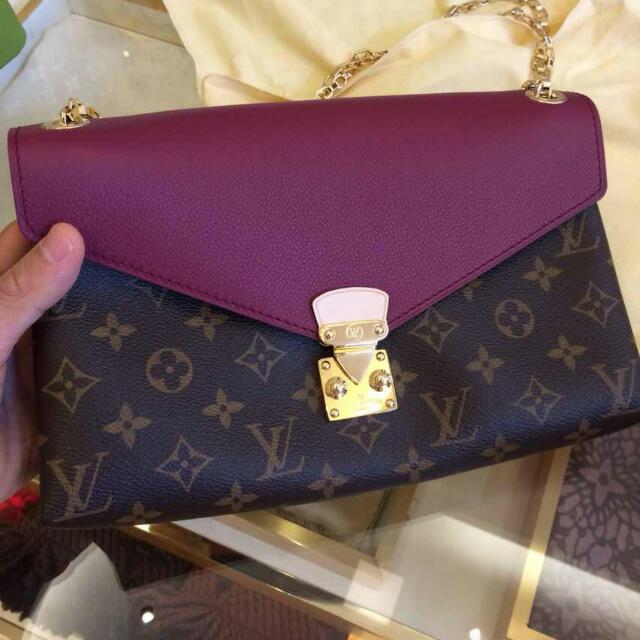 LV Monogram Canvas Pallas Chain Bag, Luxury, Bags & Wallets on Carousell