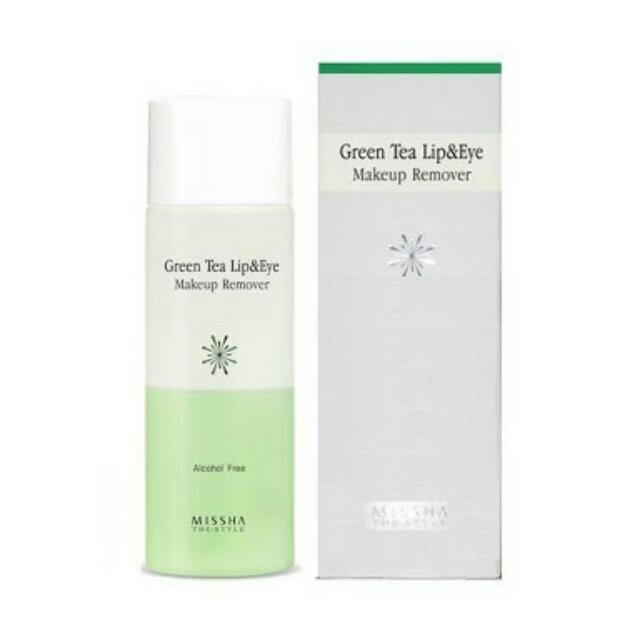 missha green tea makeup remover
