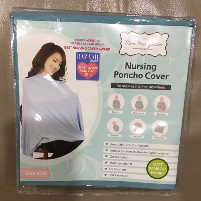 Maternity/Feeding Cover Poncho- Brown