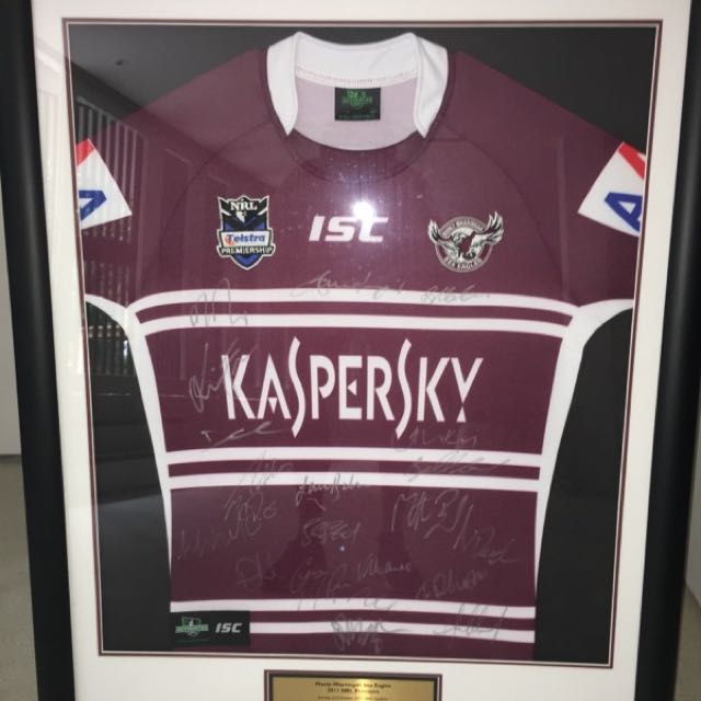 signed eagles jersey