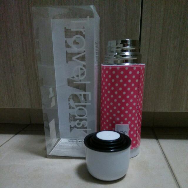 Stainless steel thermal flask from popular bookshop tv home