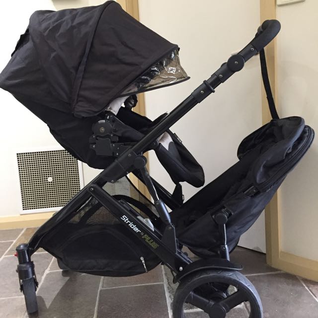 Strider Plus 4wheel Pram Bassinet Car Capsule Second Seat