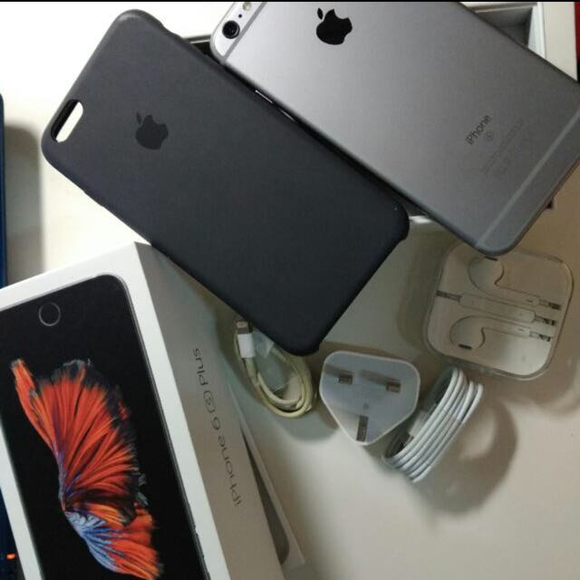 Reserved Iphone 6s Plus 128gb Space Grey With Authenticated Silicon Casing Mobile Phones Tablets Iphone On Carousell