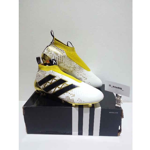 adidas ace 16 white and gold
