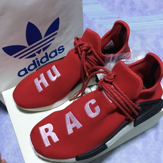 Adidas x Pharrell Williams Human Race NMD Red US10.5 UK10 Men s