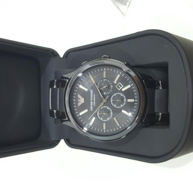 men's ar1451 ceramic armani watch