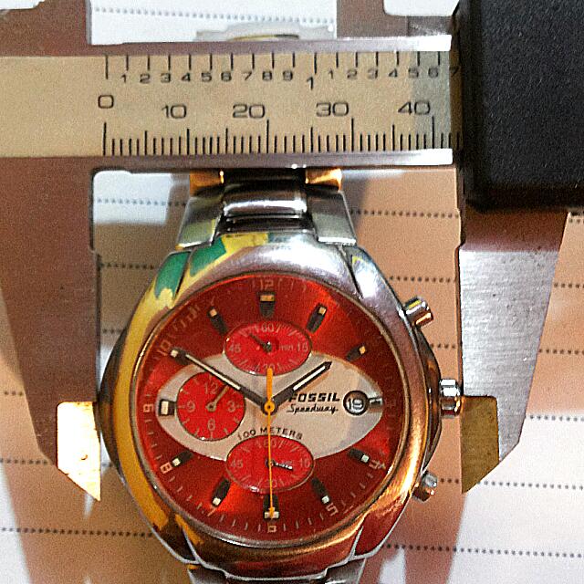 Montre-bracelet Fossil Speedway CH2622 En Acier Inoxydable - Occasion, Modèle Rare