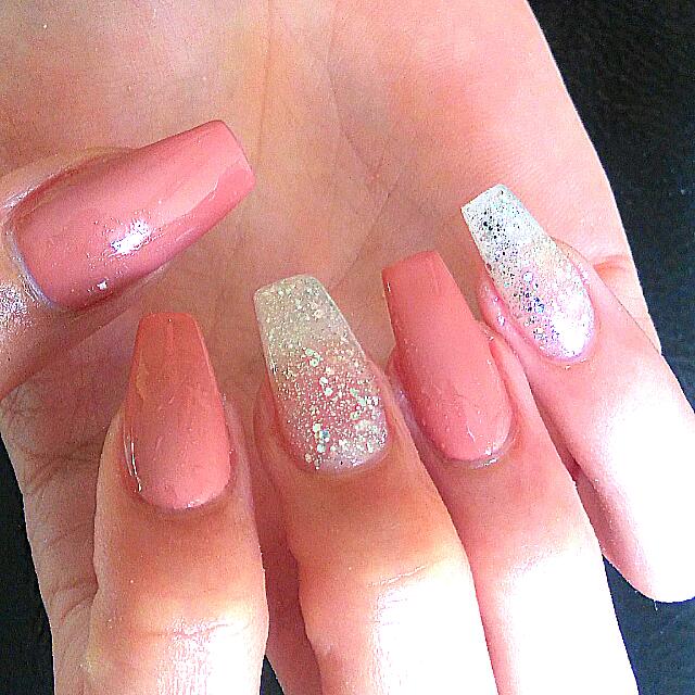 Full Set Acrylic With Shellac Color, Health & Beauty, Nail Care, & Others on Carousell