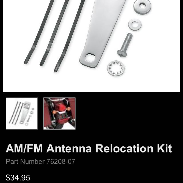 Harley Davidson Antenna Relocation Kit, Car Accessories on Carousell