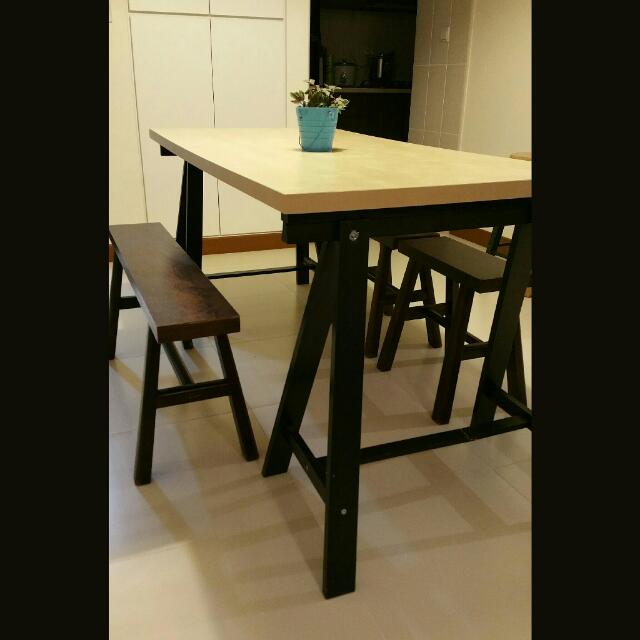 Ikea Klimpen Dining Table, Furniture & Home Living, Furniture, Tables