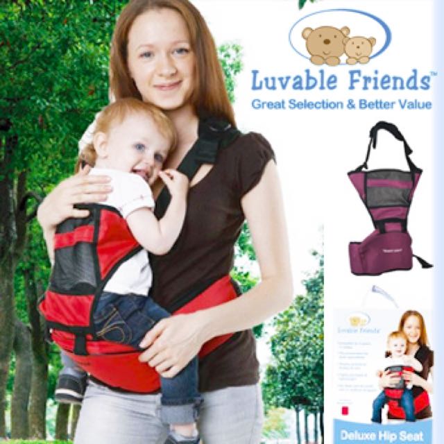 Luvable Friends Deluxe Hip Seat Carrier Babies Kids Going Out Carriers Slings On Carousell