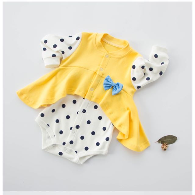 long sleeve newborn dress