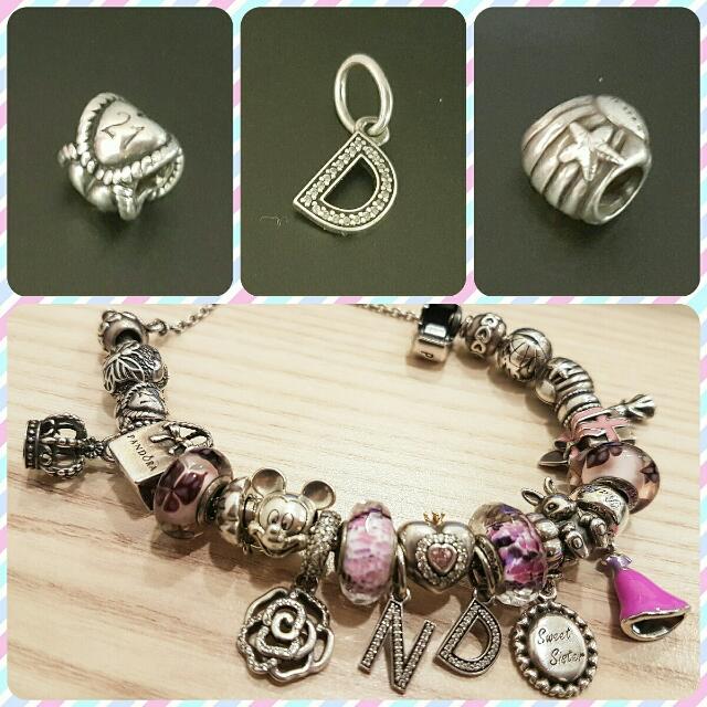 Pandora Seashell With Starfish Charm (Retired), Luxury, Accessories on