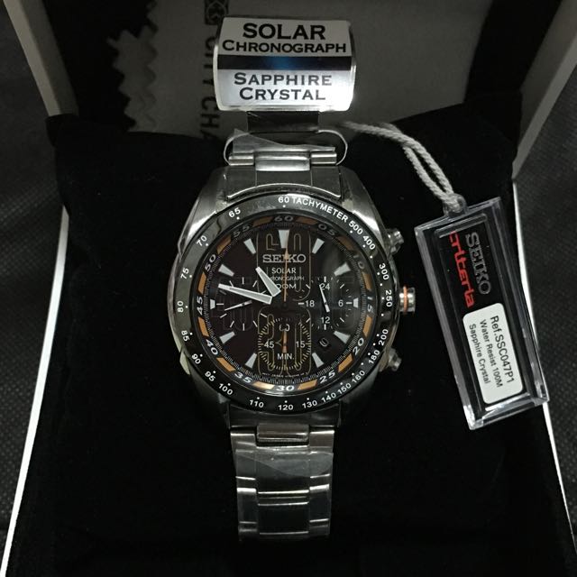seiko criteria solar chronograph