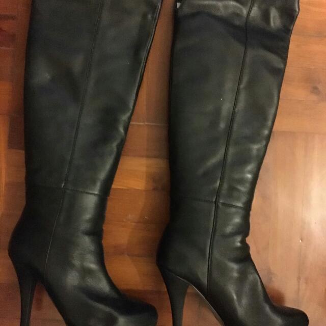 heel biker boots