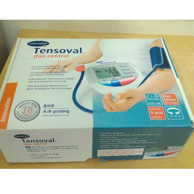 Blood pressure upper arm monitor Tensoval Duo Control, Health
