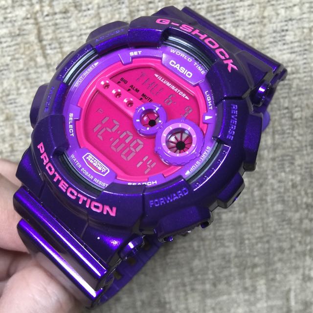 BRAND NEW 100 AUTHENTIC Casio G Shock Purple GD 100SC 6 GD 100