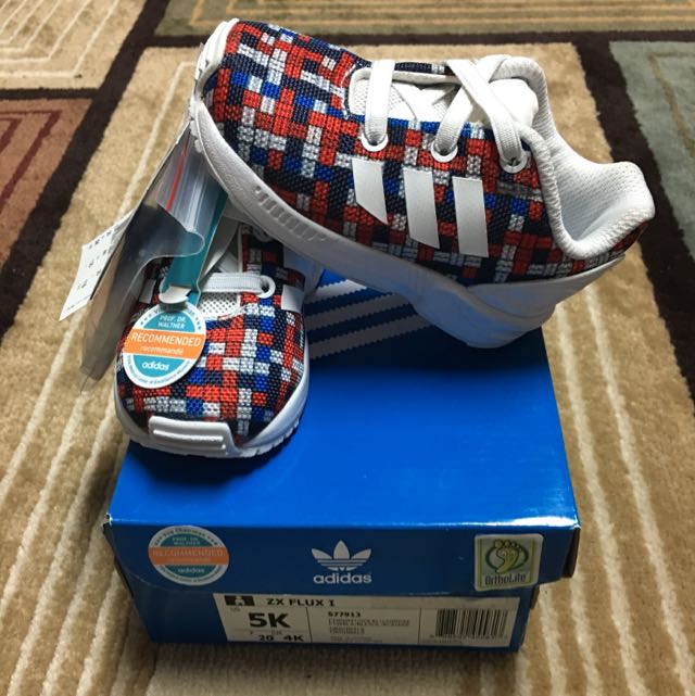 Brand New Kids Adidas Flux 1 Shoes, Babies & Kids, Babies & Fashion on Carousell