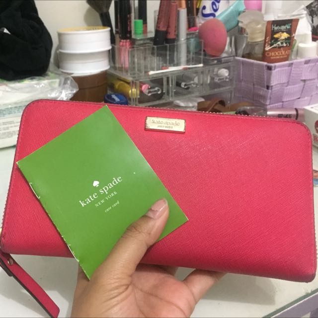 dompet kate spade pink