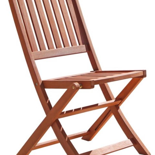 Foldable Wooden Lawn Chairs X2 Furniture On Carousell