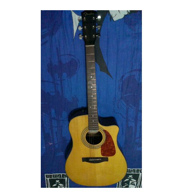Original Fender Electric Acoustic Guitar With Builtin Tuner, Hobbies