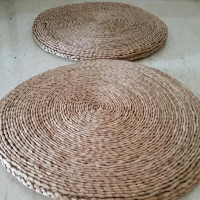 Rattan Floor Cushions Furniture On Carousell