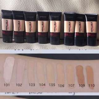 Loreal Infallible Pro Matte 24hr Foundation