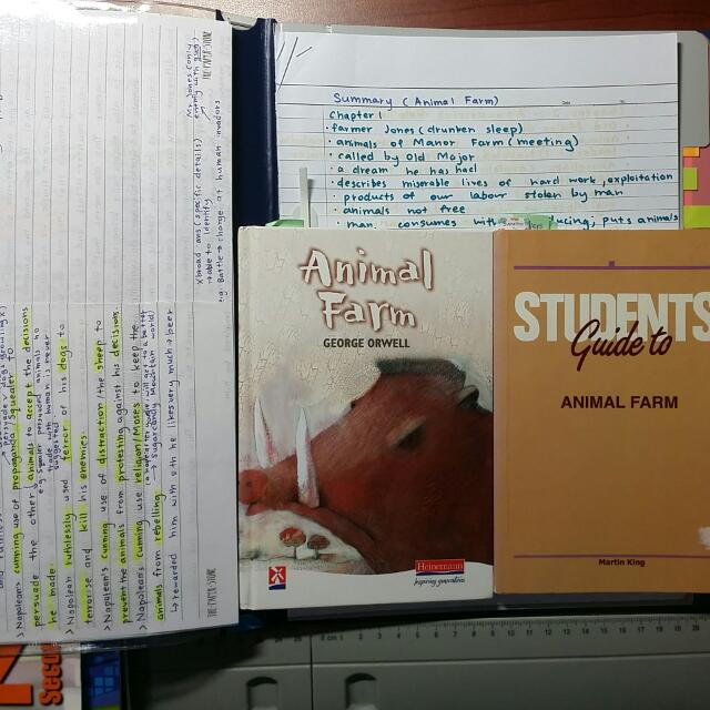 Animal Farm Literature Textbook, Students' Guide To Animal Farm, Summary  And Character Traits Notes, Hobbies & Toys, Books & Magazines, Textbooks on  Carousell