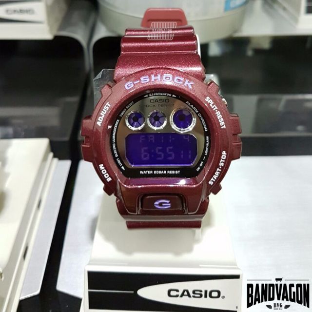 Brand New Casio G-Shock DW-6900SB-4 Metallic Colors Custom Assembled EL  Resin Watch