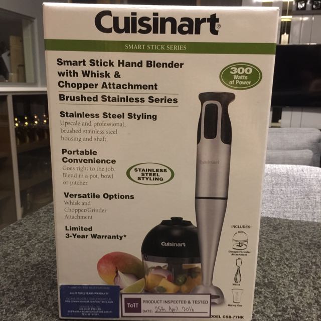 Cuisinart Smart Stick Model CSB77HK, TV & Home Appliances, Kitchen