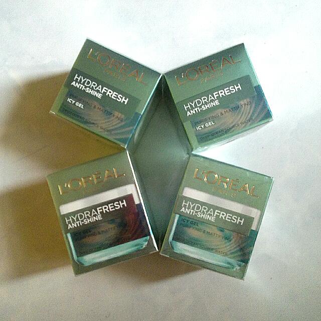 L Oreal Hydrafresh Anti Shine Purifying Mattifying Icy Gel 50ml Beauty Personal Care Face Face Care On Carousell However being said that i didn't use any sunscreen on top of this gel so i won't be able to say anything in that case. l oreal hydrafresh anti shine purifying mattifying icy gel 50ml