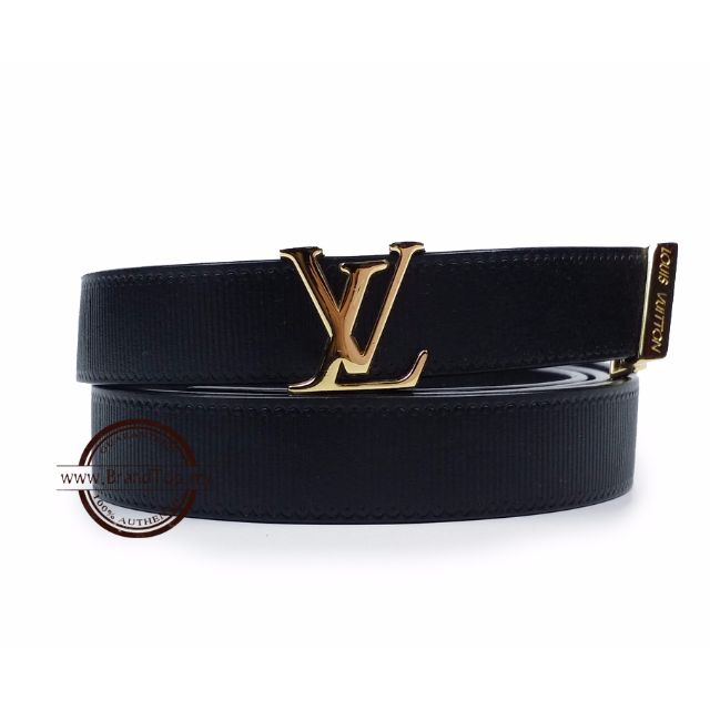 Louis Vuitton Black Initiales 20MM Belt M9578, Luxury, Accessories on Carousell