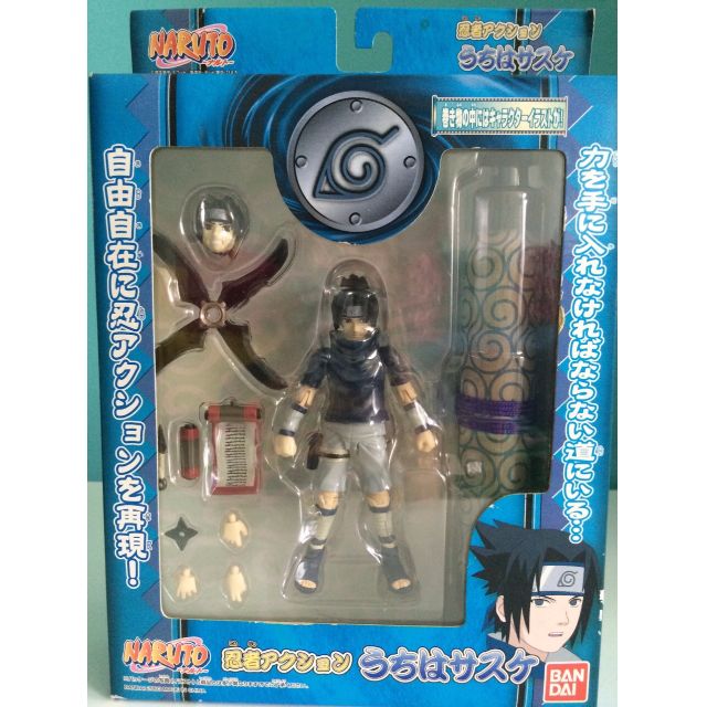 Naruto Bandai 2003 UCHIHA SASUKE Ninja Action Figure with Scroll, Toys ... - Naruto BanDai 2003 Uchiha Sasuke Ninja Action Figure With Scroll 1478250118 B9f68311