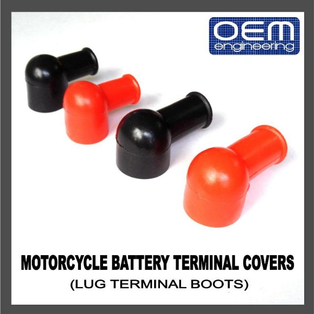 OEM Engineering Motorcycle Battery Terminal Covers (Lug Terminal Boots) (Category: Motorbikes) located in Quezon City. Submitted by thegaragemanila (Listing ID 74389589, Image 1). Description: .